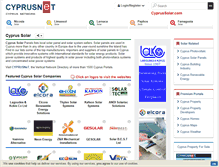 Tablet Screenshot of cyprussolar.com